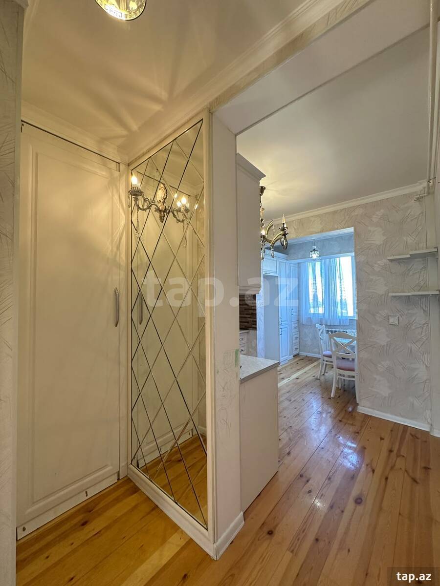 2-otaqlı mənzil kirayə verilir, Məzahir Rüstəmov küç., 60 m²