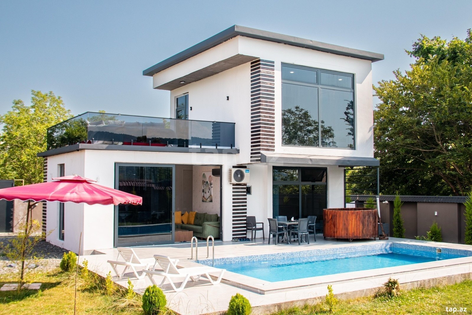 3-room country house for rent, Gabala