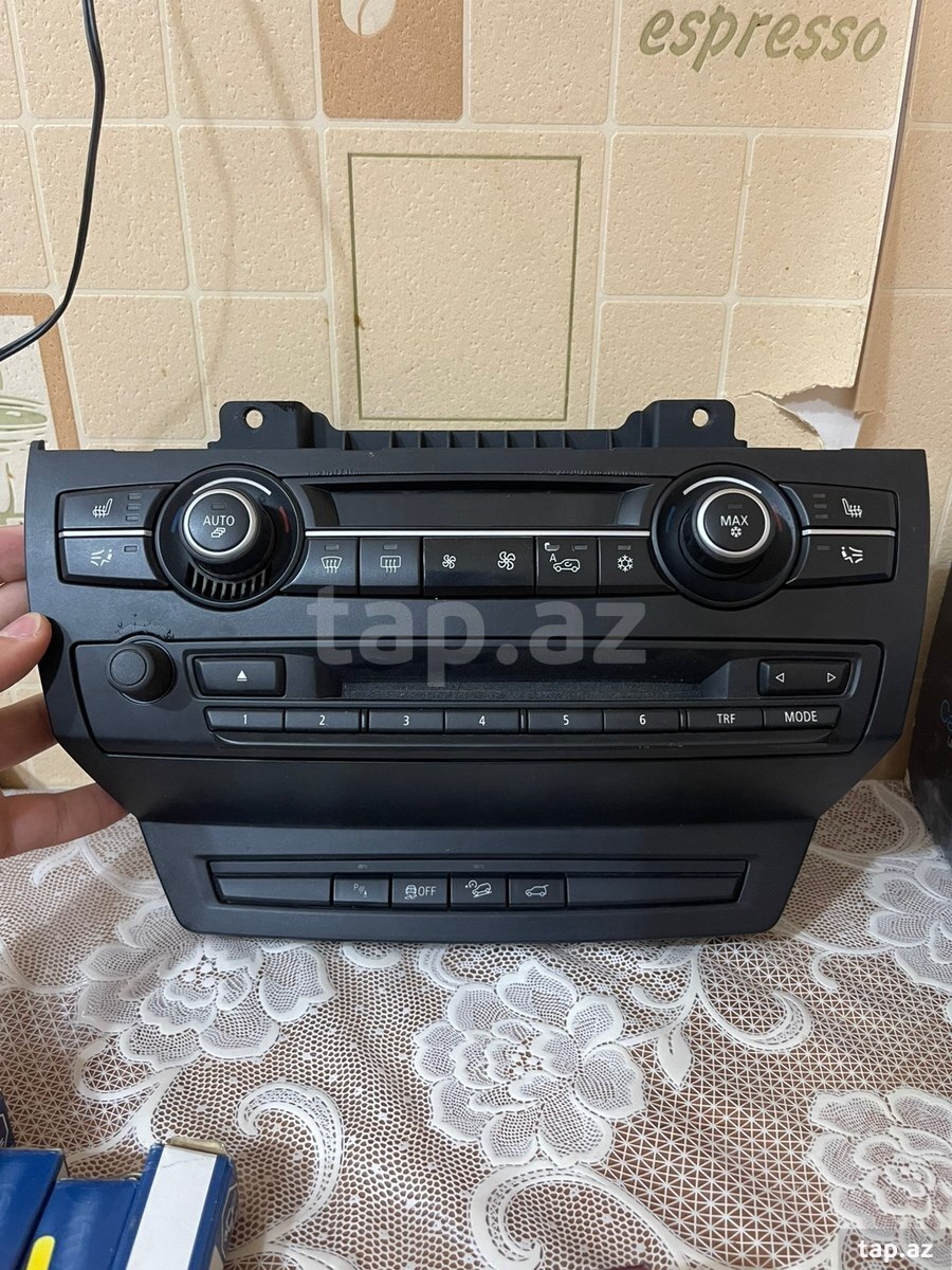 BMW X6 audio və havalandırma sistemi
