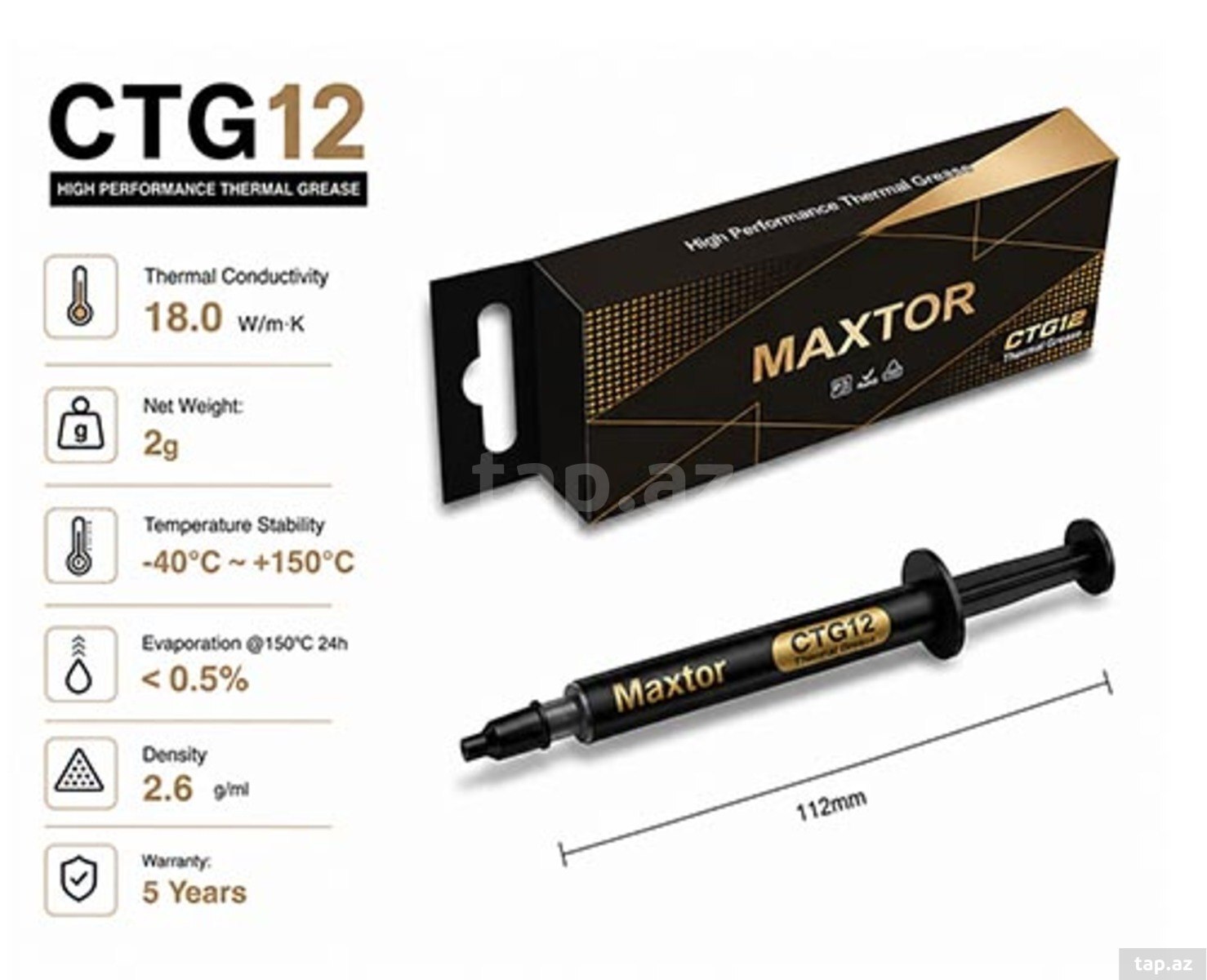 Thermal pasta Maxtor CTG12-E 2 qram