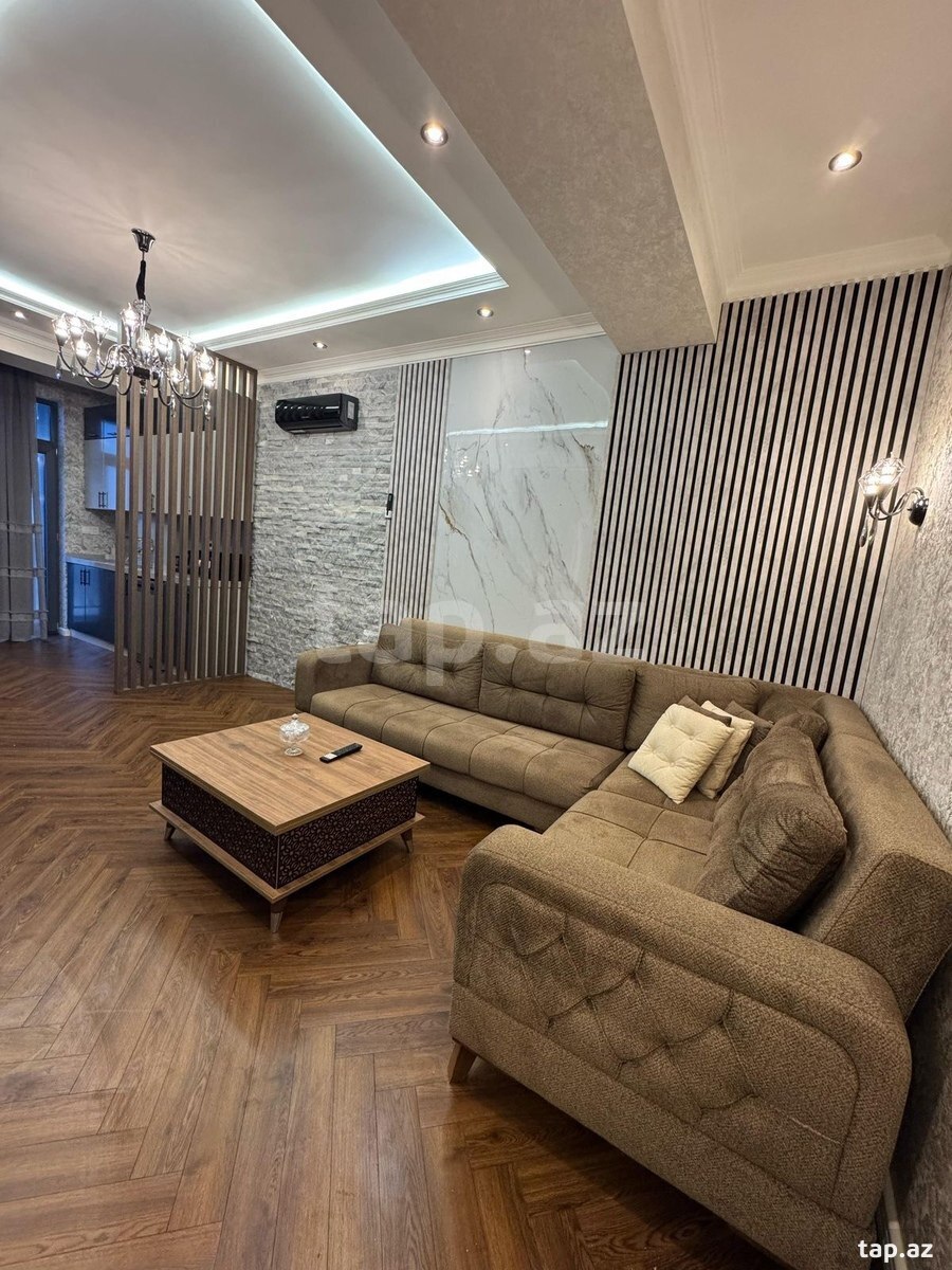 3-otaqlı yeni tikili kirayə verilir, Sahil m., 120 m²