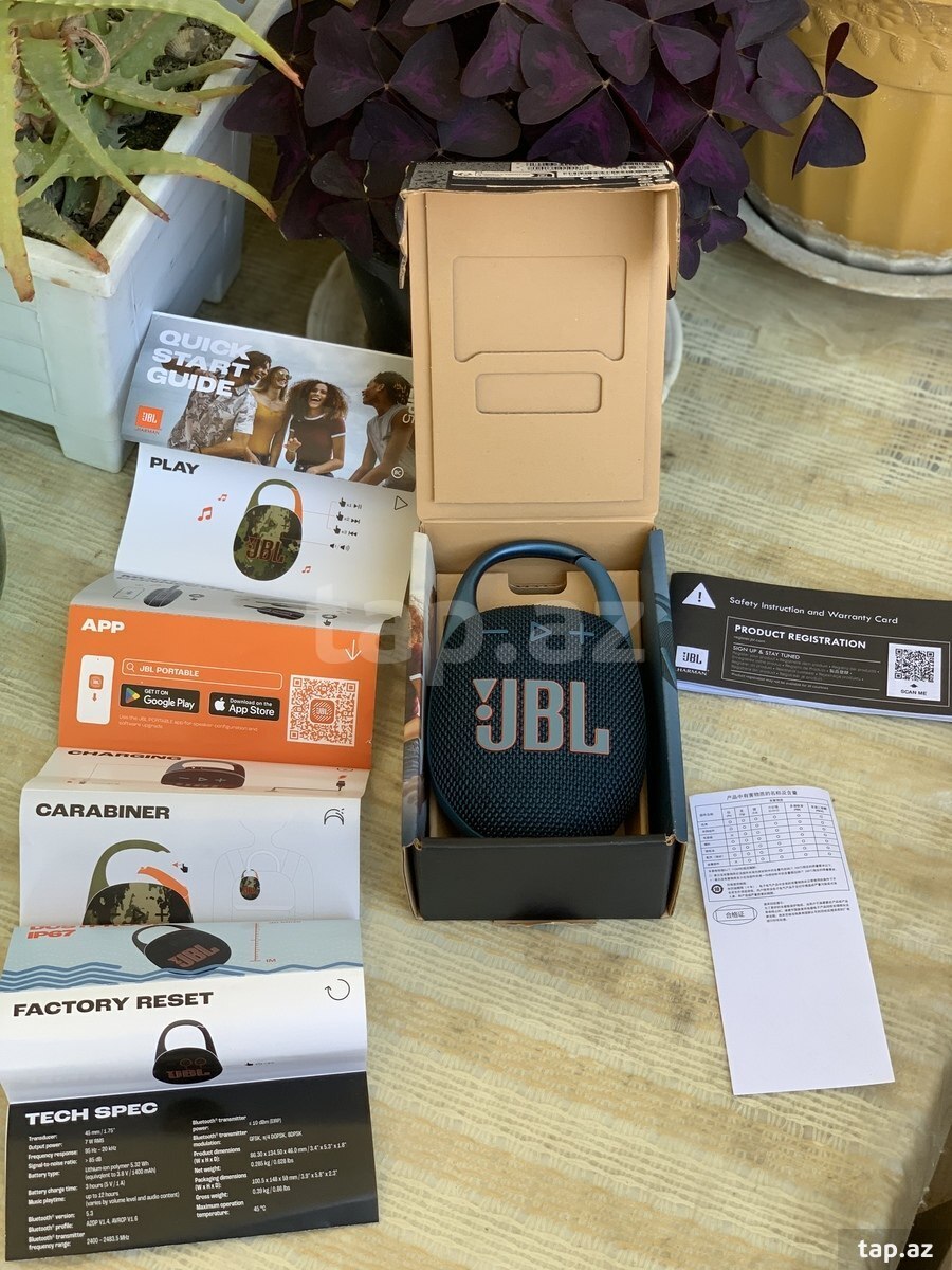 Dinamik "JBL CLIP 5 Blue"