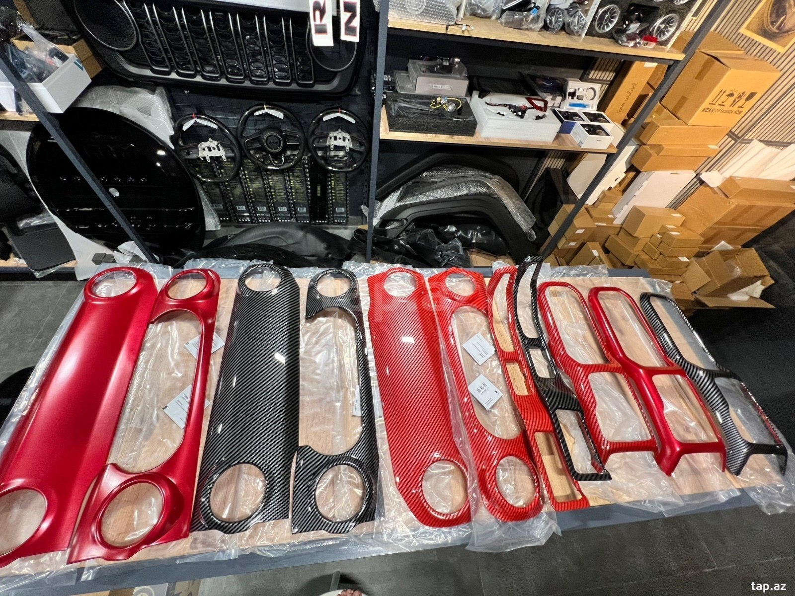 Jeep Wrangler JL interyer karbon elementleri