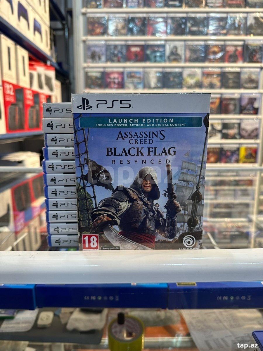 PS5 üçün Assassin's Creed Black Flag Edition oyun diski