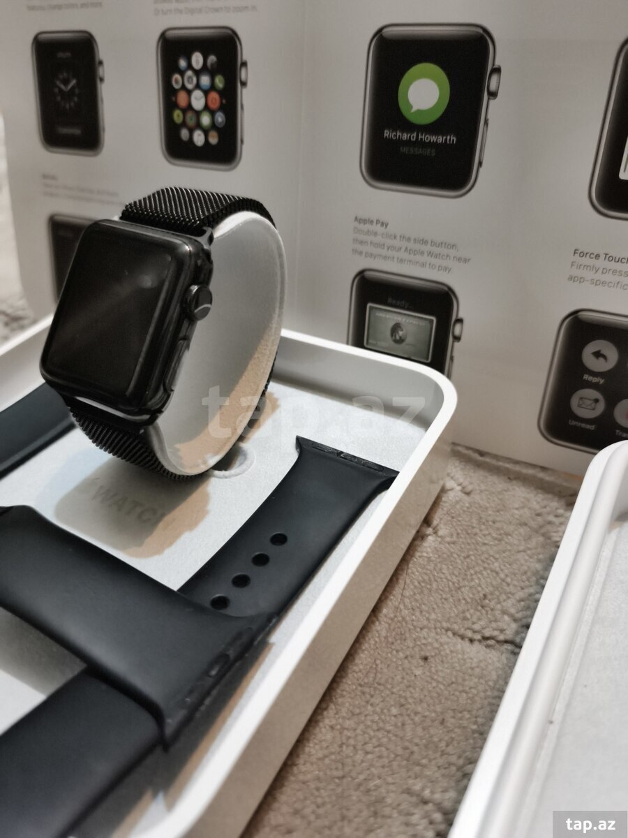 Apple Watch Series 1 Stainless Steel Space Black 38mm