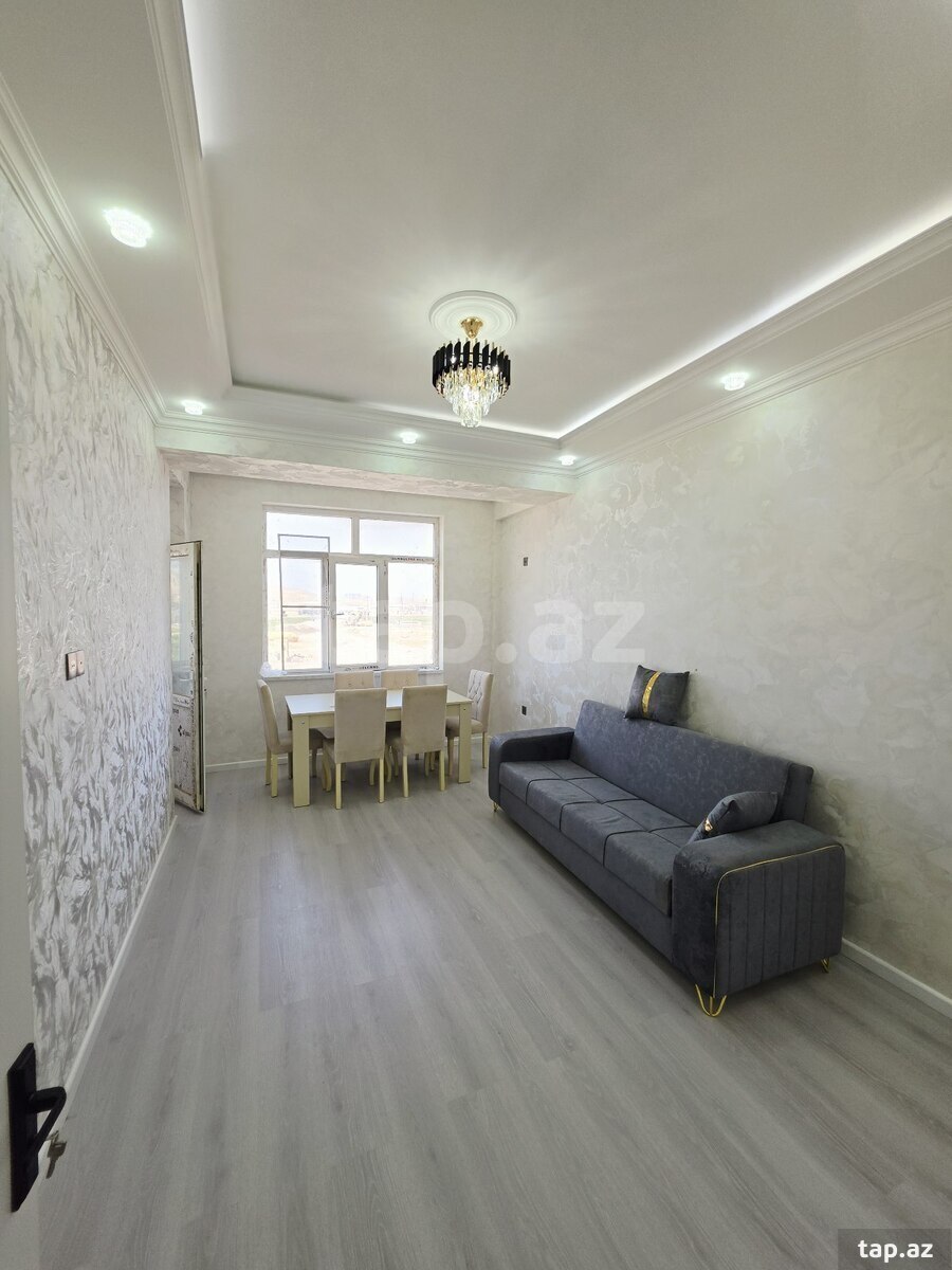 2-otaqlı yeni tikili, Qaradağ r., 60 m²