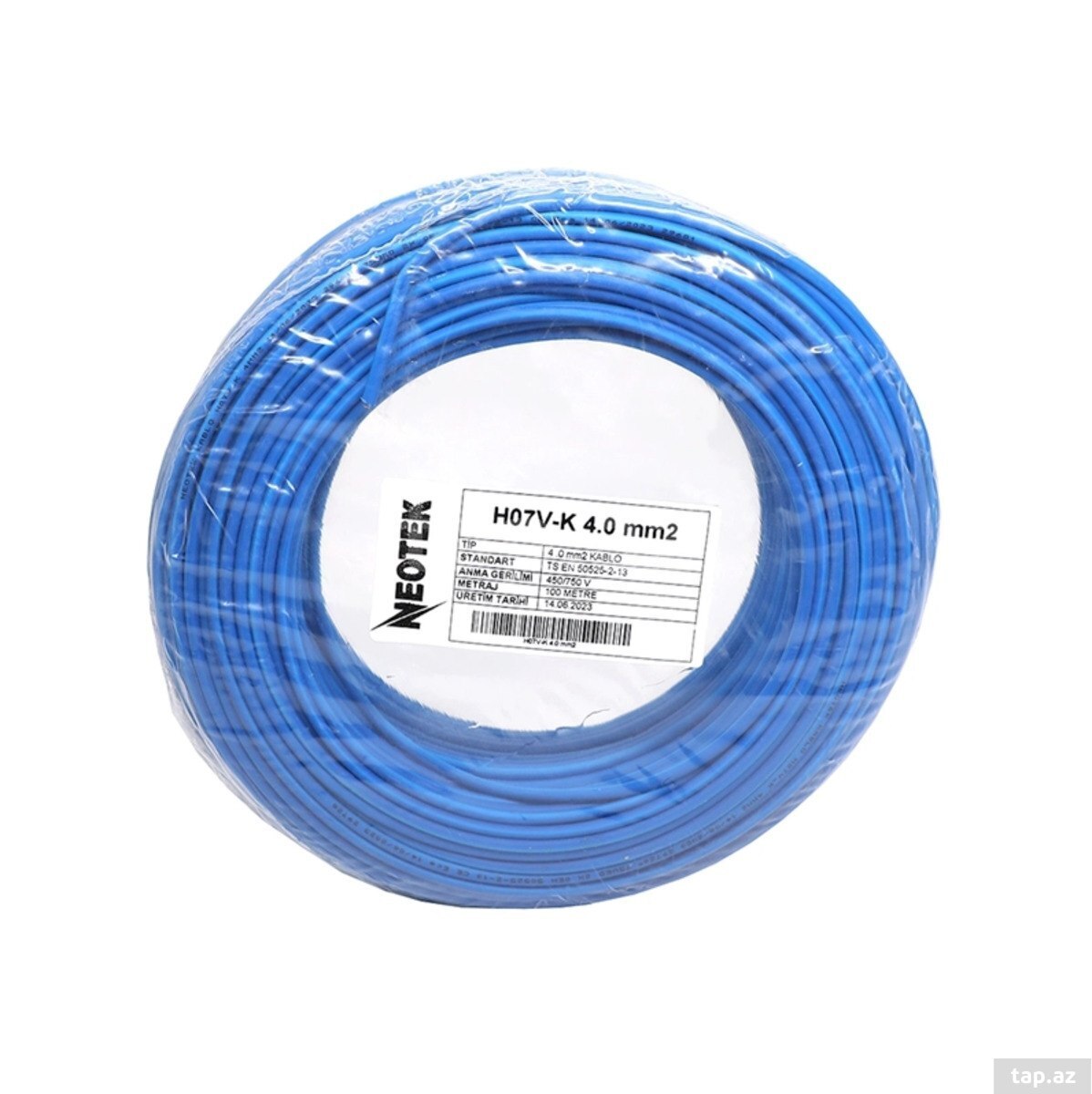 Göktel Standart kabel H07V-K – 1x4 mm² — 1