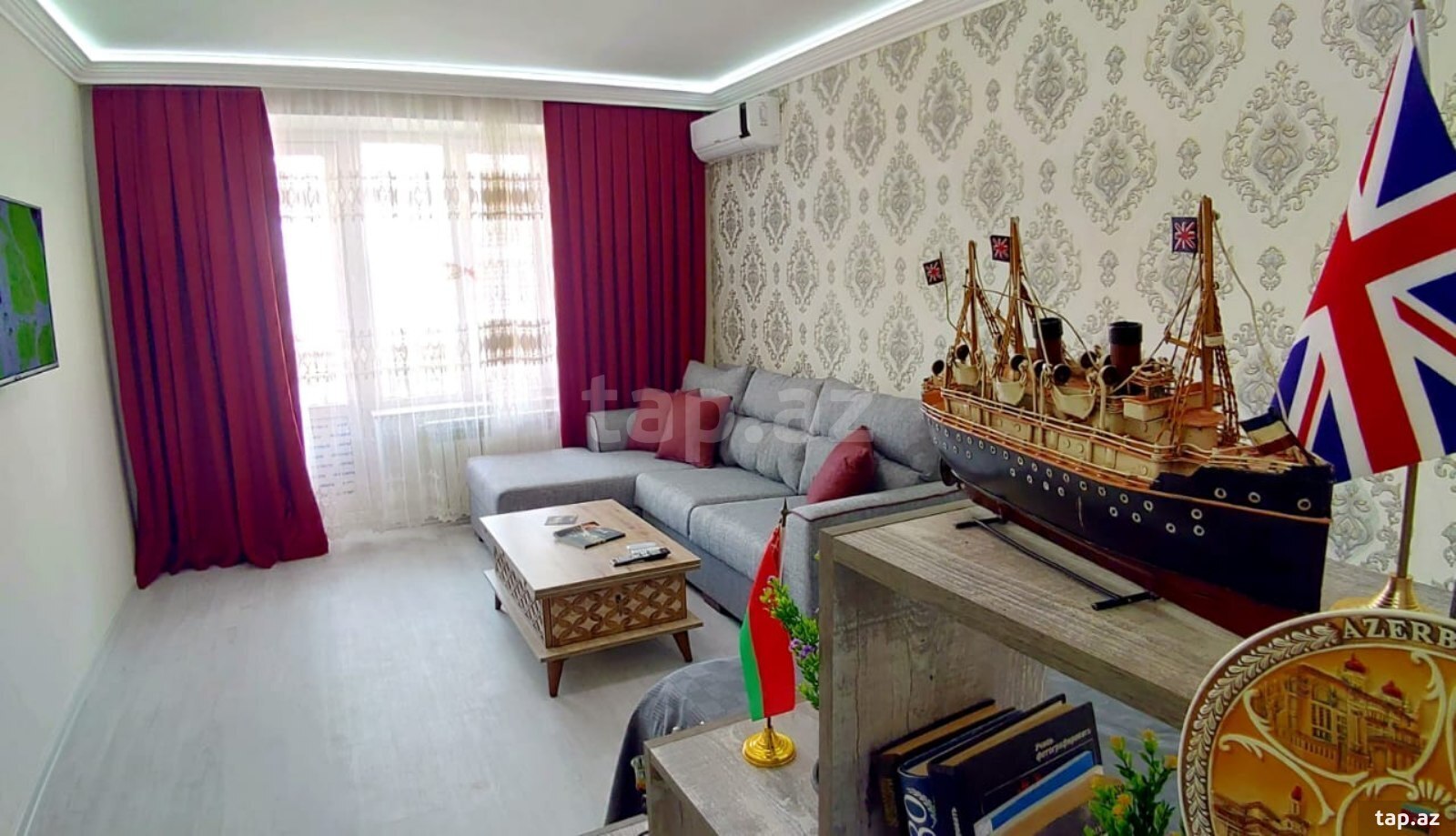 1 otaqlı mənzil kirayə verilir, Bakı