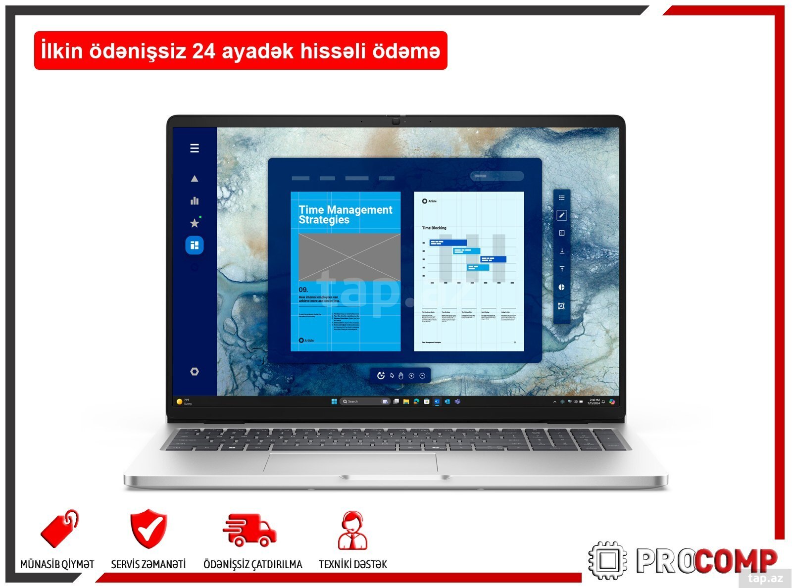 Laptop Dell Pro 16 BTO109_PC16250_EMEA_UBU