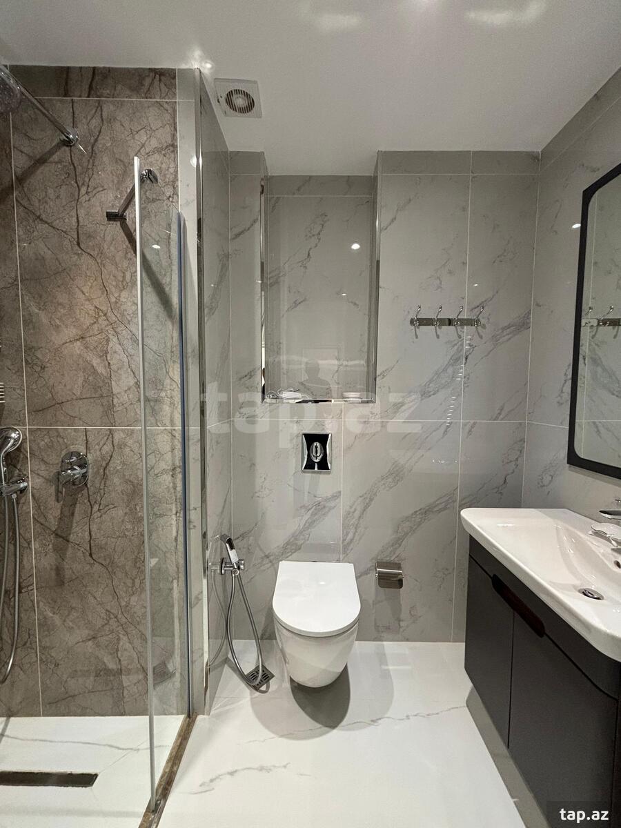 2-otaqlı yeni tikili, Yasamal r., 56.58 m²