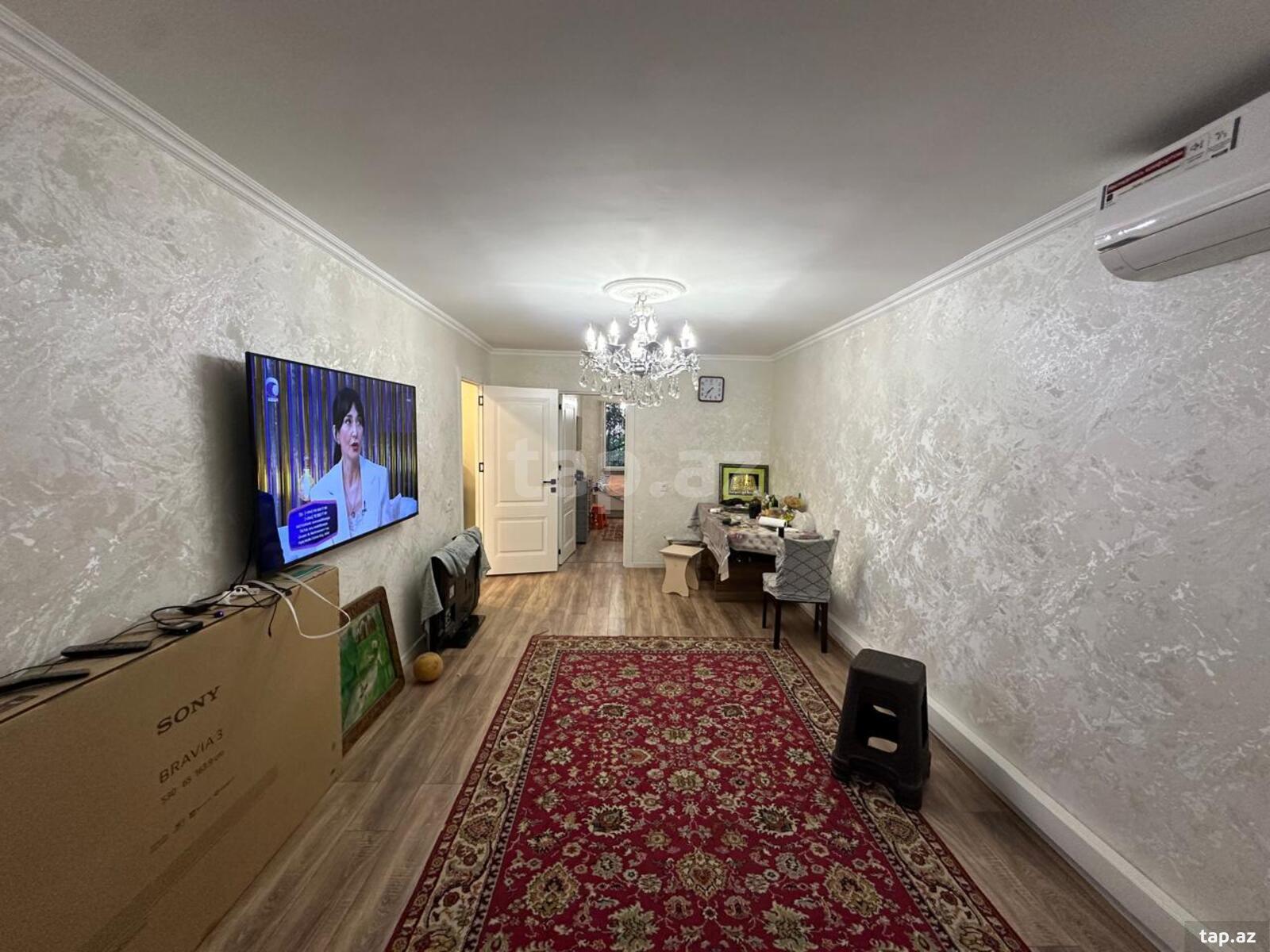 3-otaqlı mənzil, İnşaatçılar m., 65 m²