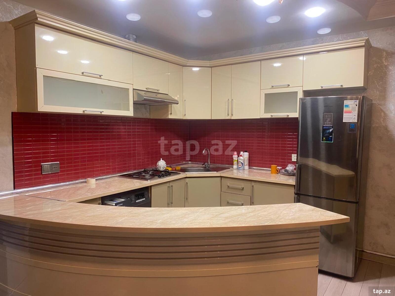 3-otaqlı mənzil kirayə verilir, Nərimanov r., 85 m²
