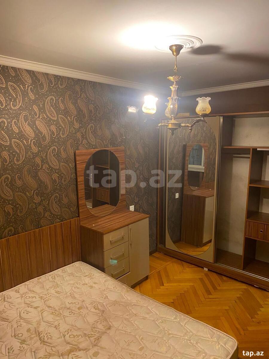3-otaqlı mənzil kirayə verilir, Nərimanov r., 85 m²