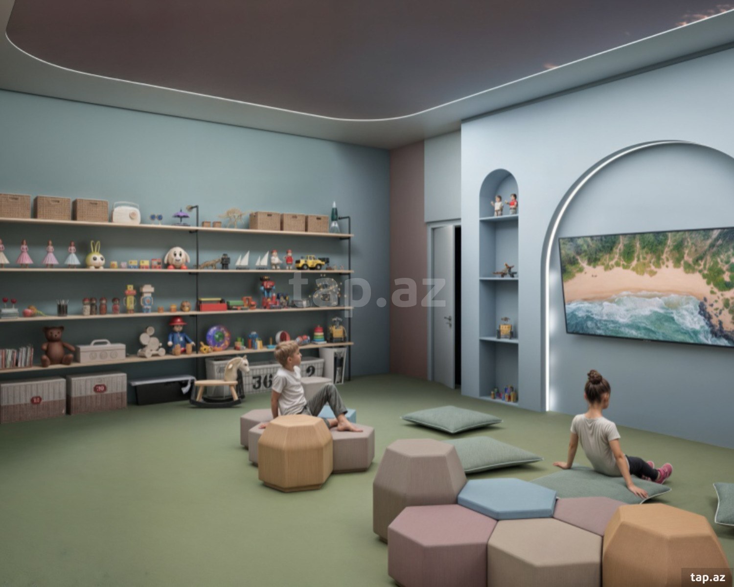 2-otaqlı yeni tikili, Tbilisi pr., 71.6 m²
