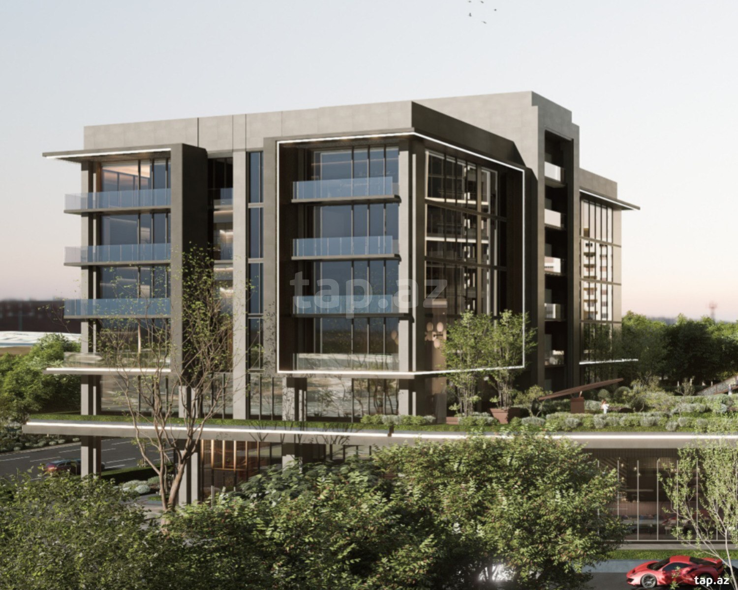 2-otaqlı yeni tikili, Tbilisi pr., 71.6 m²