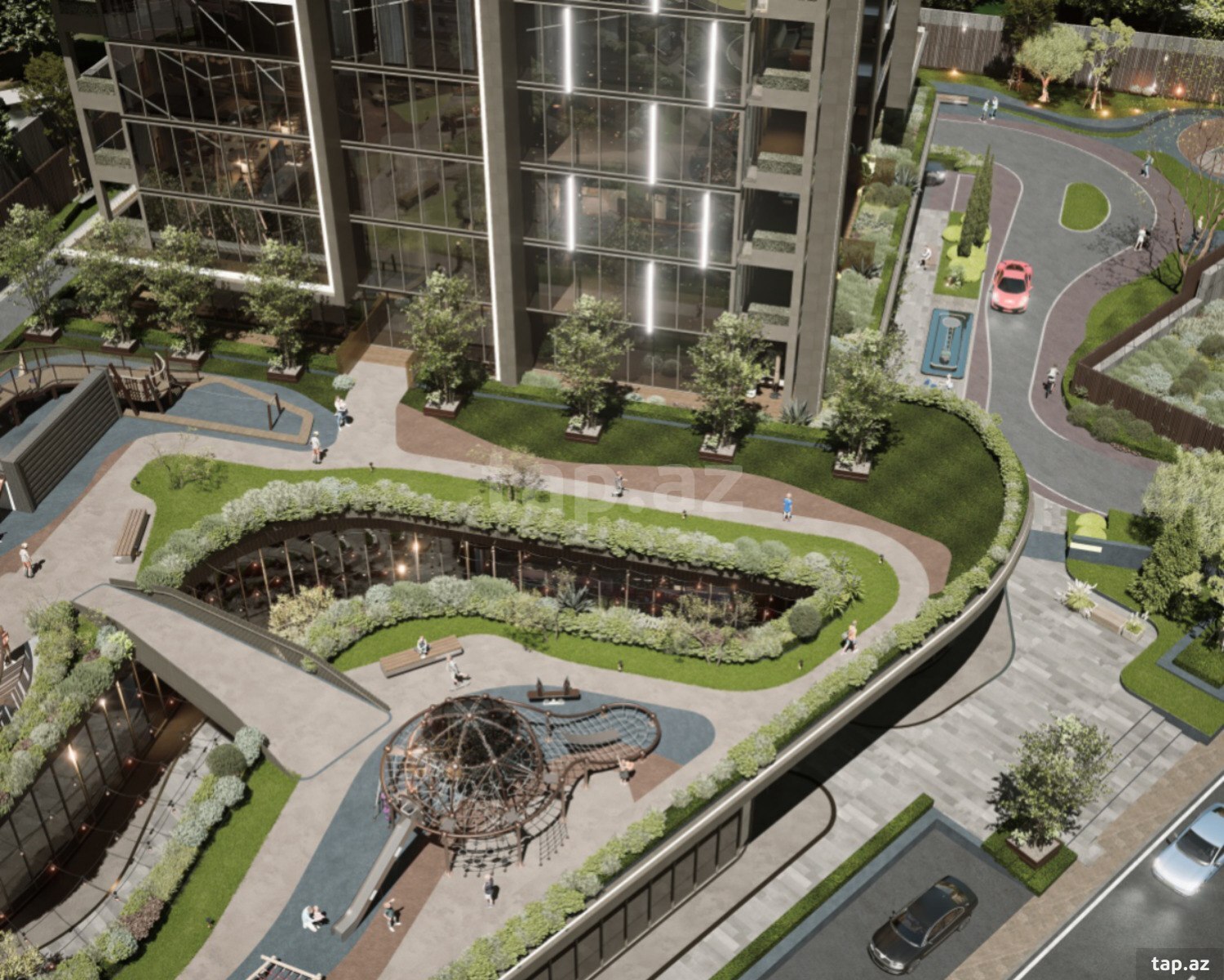 2-otaqlı yeni tikili, Tbilisi pr., 71.6 m²