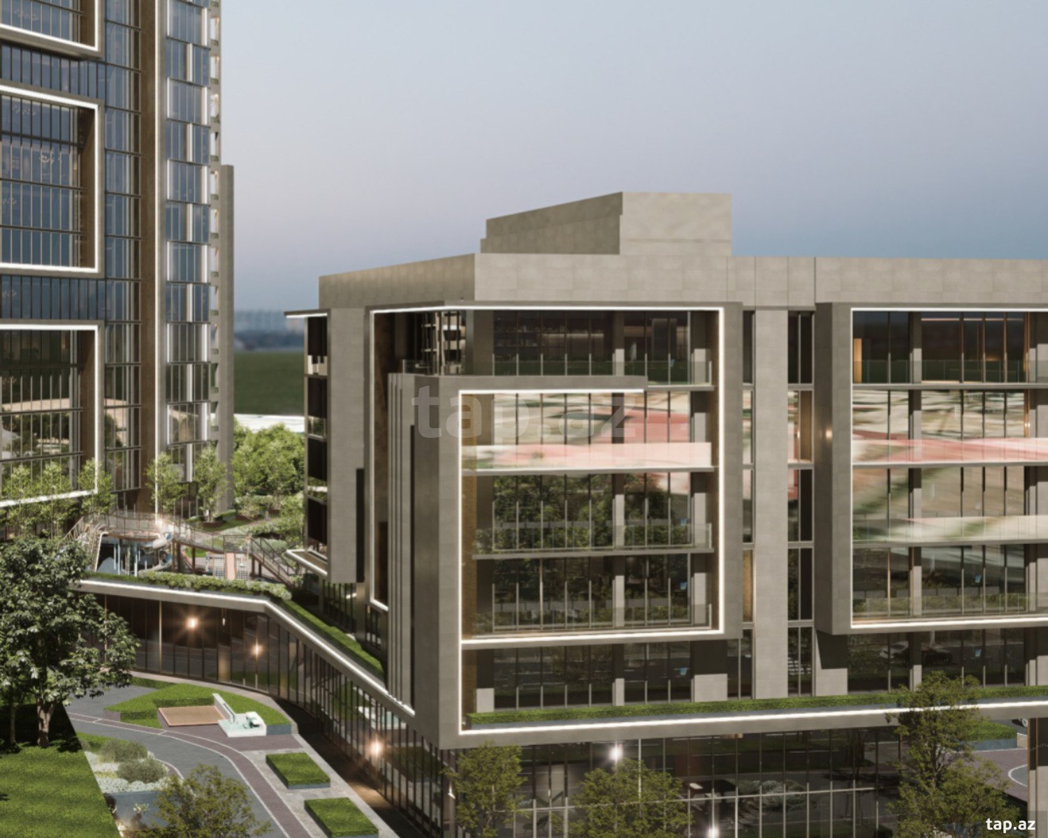 4-otaqlı yeni tikili, Tbilisi pr., 175.1 m²