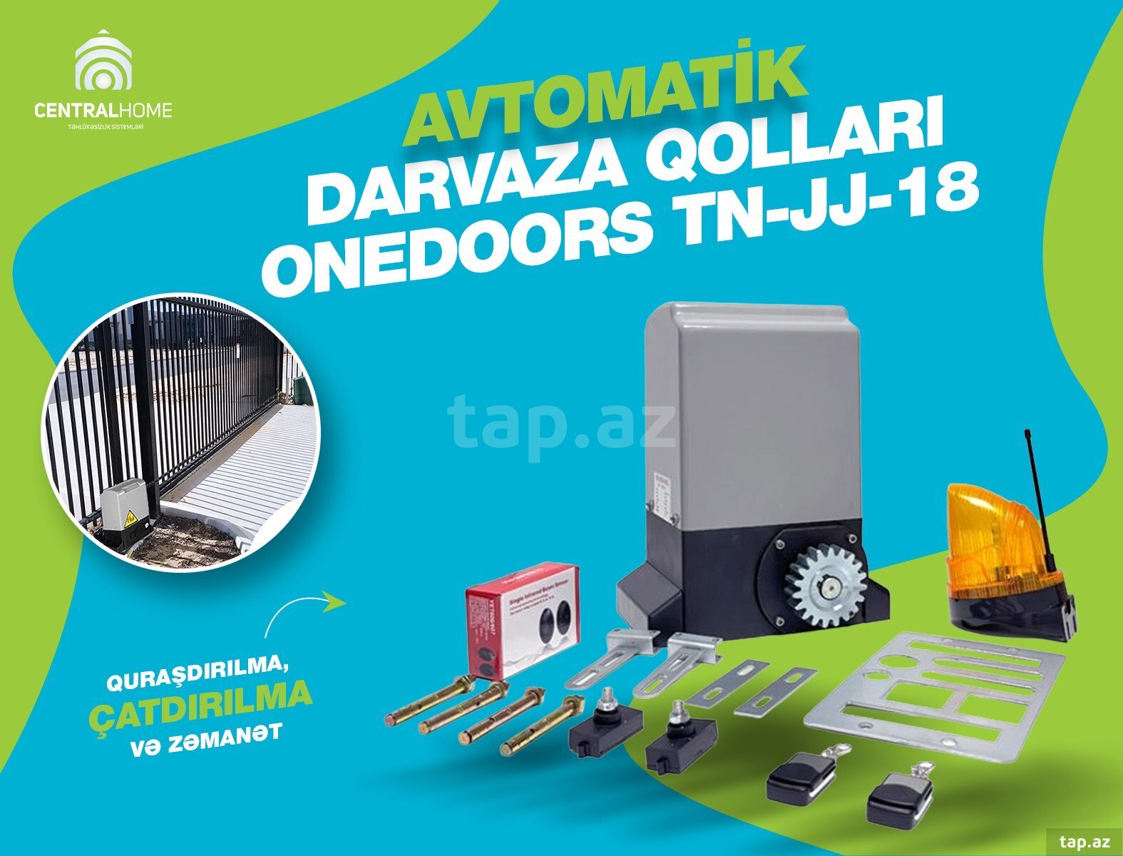 Avtomatik darvaza qolları Onedoors TN-JJ-18