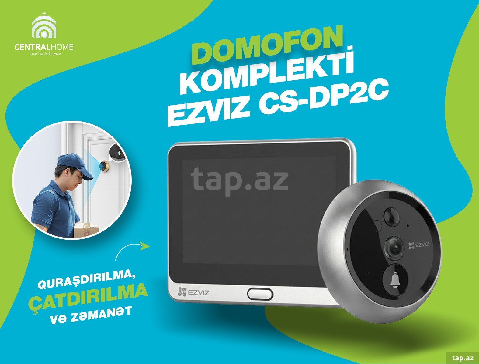 Domofon komplekti EZVIZ CS-DP2C