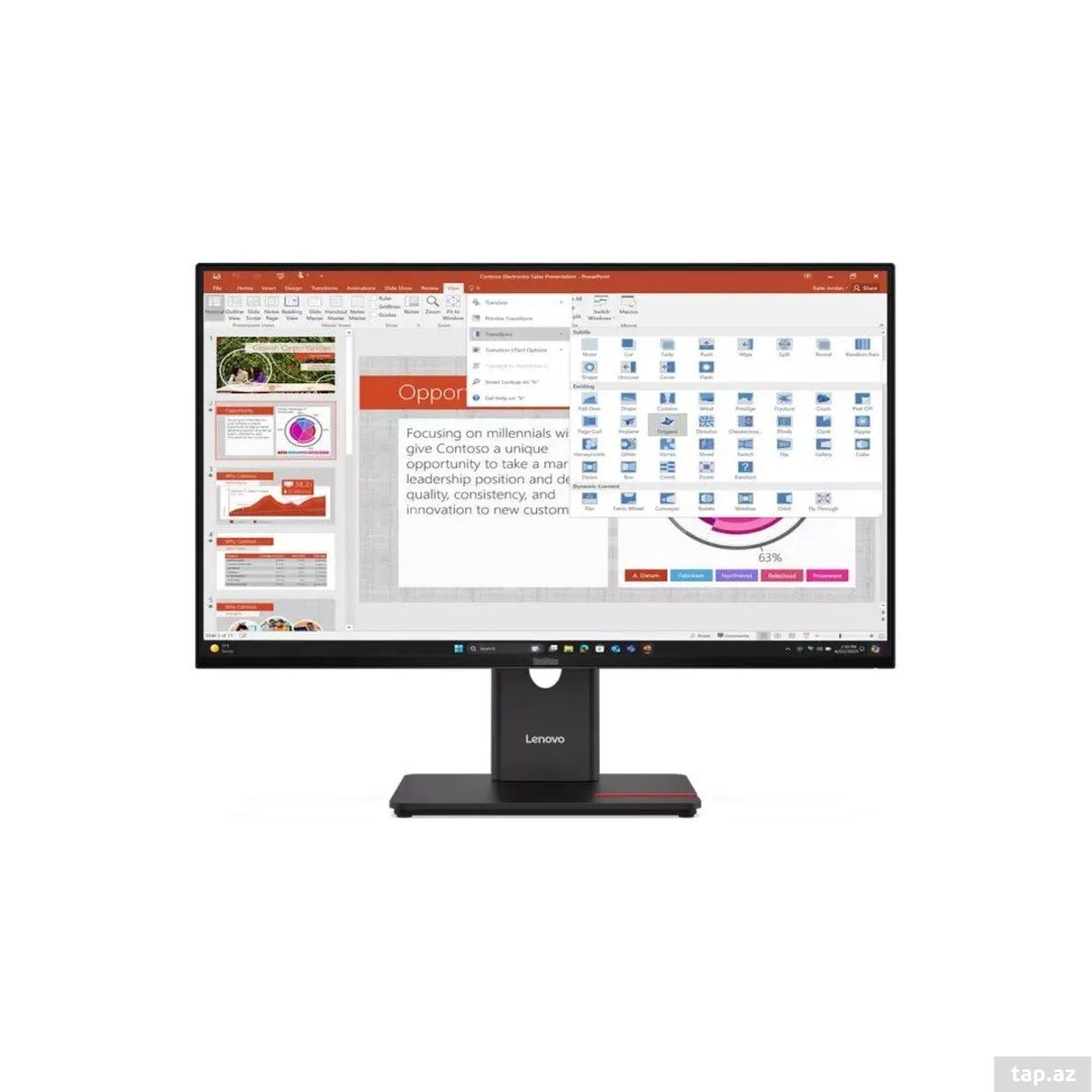 LENOVO ThinkVision T27-40 64A5MAT6EU Business Monitor 27"