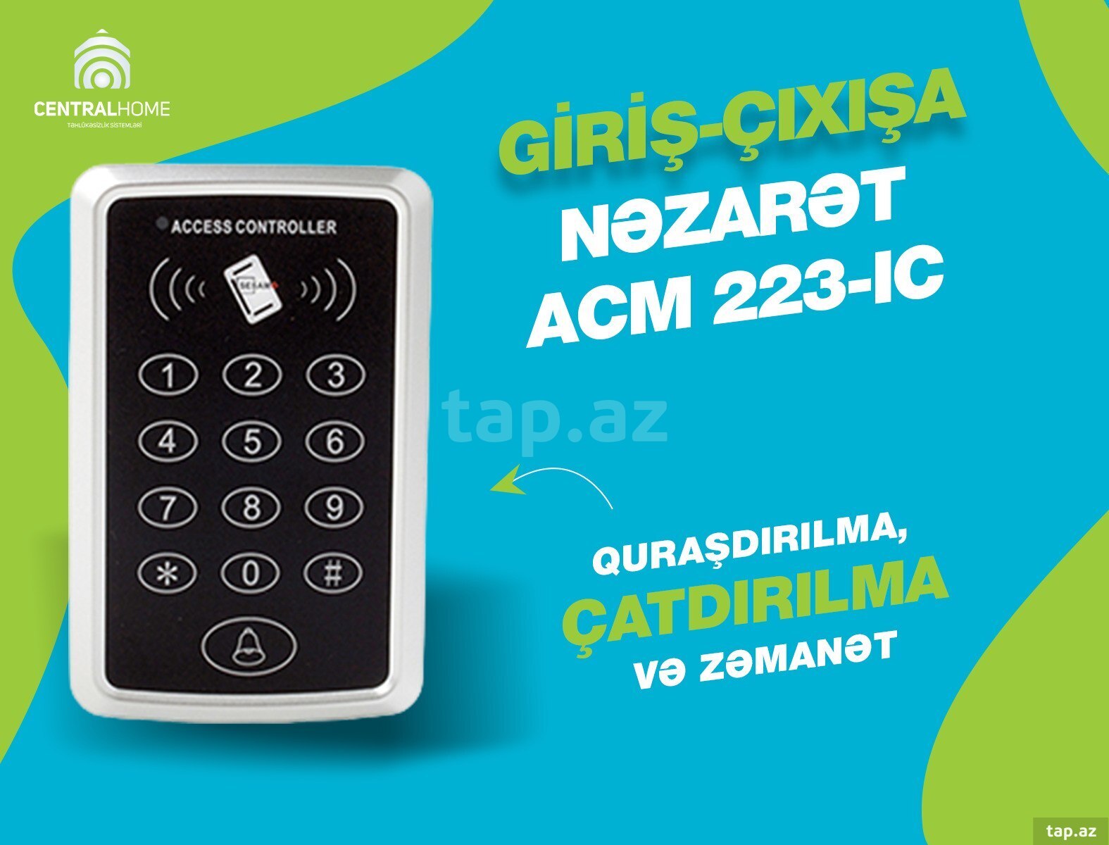 Giriş-çıxışa nəzarət (access control) ACM 223-IC