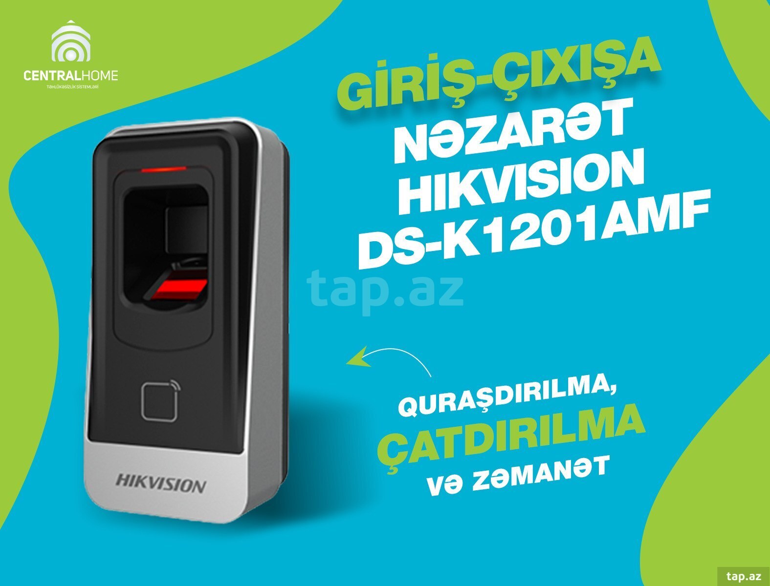 Giriş-çıxışa nəzarət (access control) Hikvision DS-K1201AMF