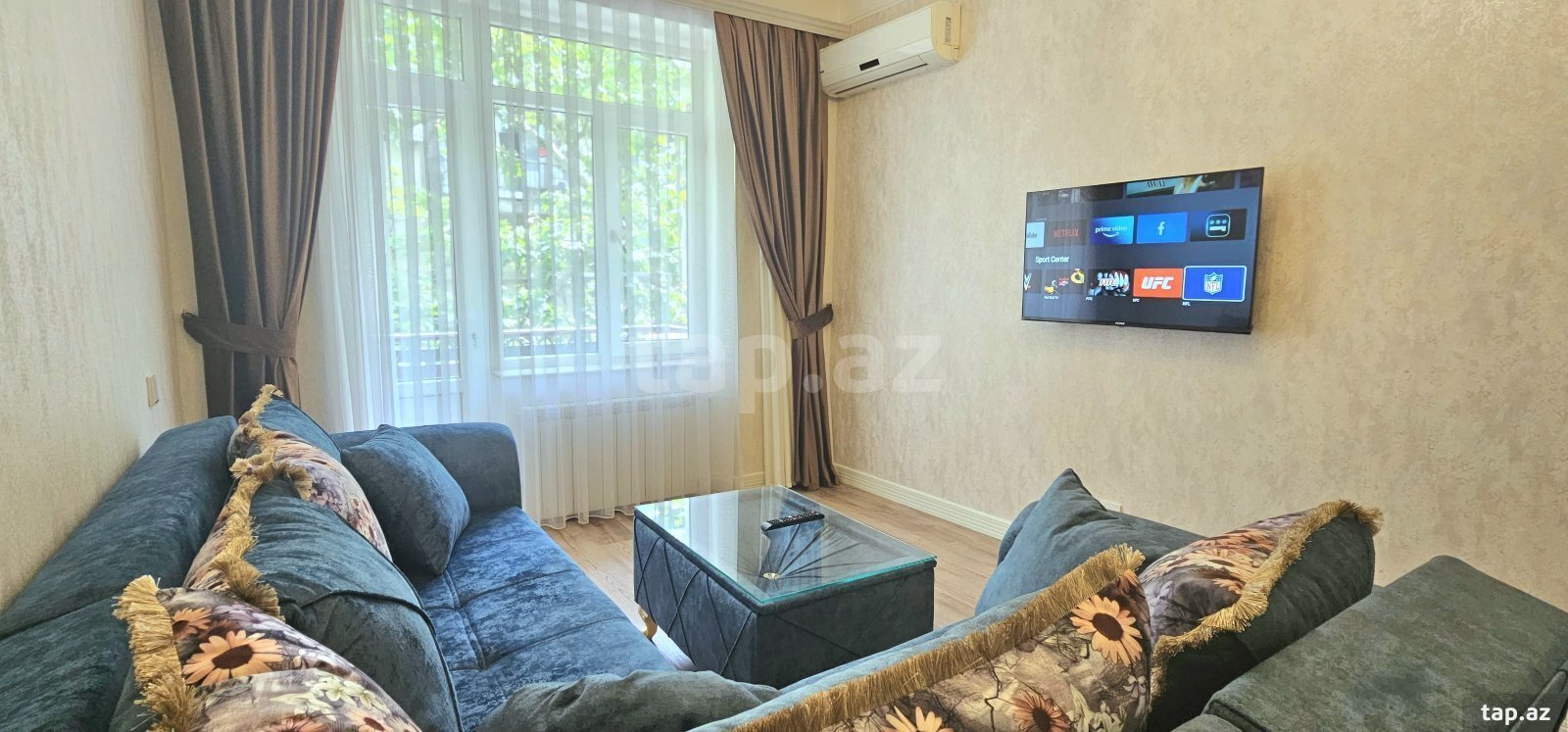 2-otaqlı mənzil kirayə verilir, 28 May m., 68 m²