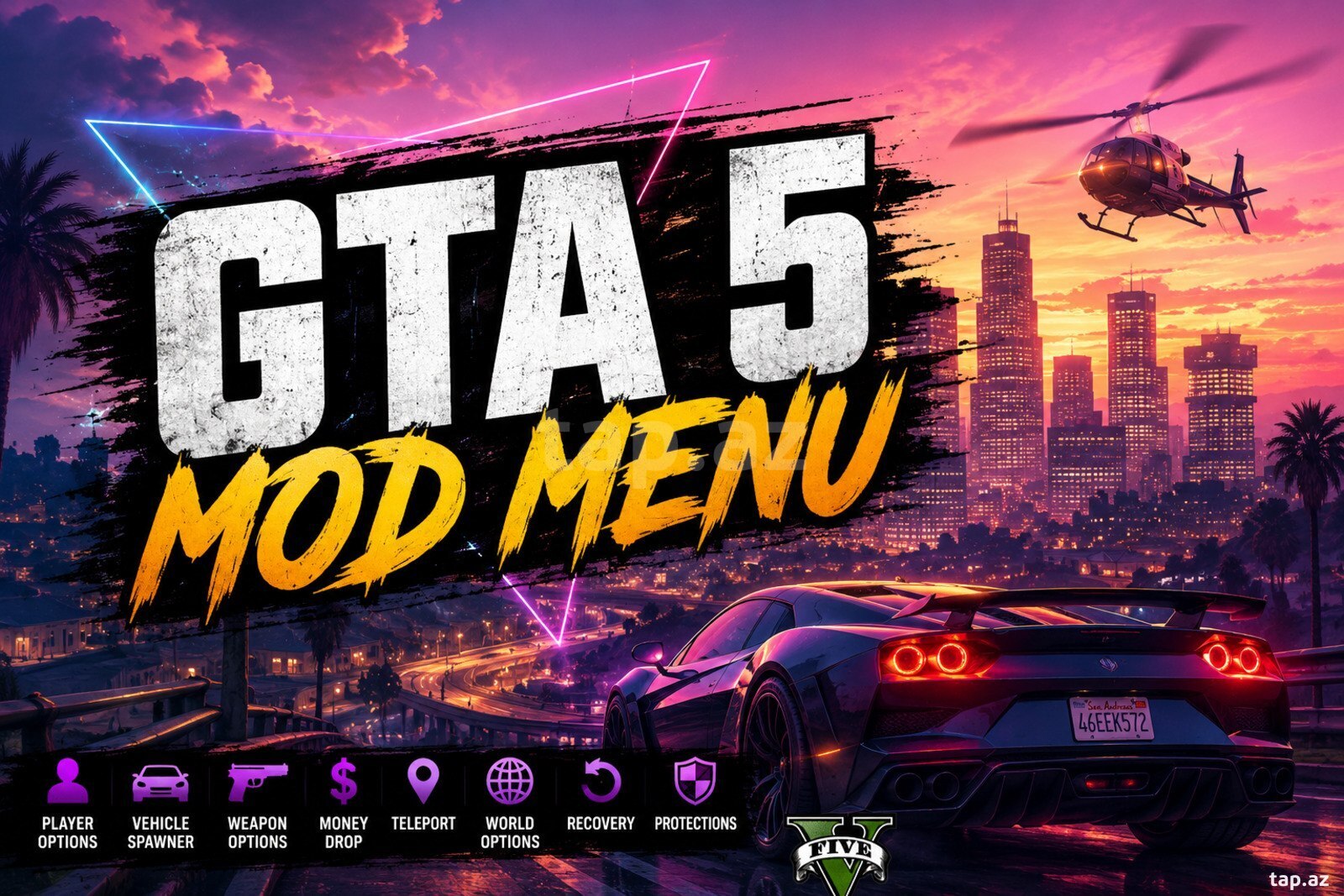 PS3 oyunu GTA 5 Mod Menu
