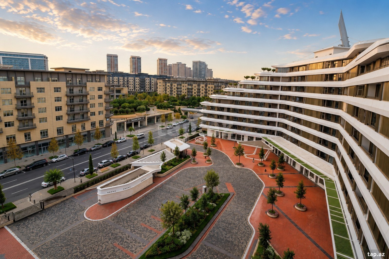 8-otaqlı yeni tikili, Ağ şəhər, 840 m²