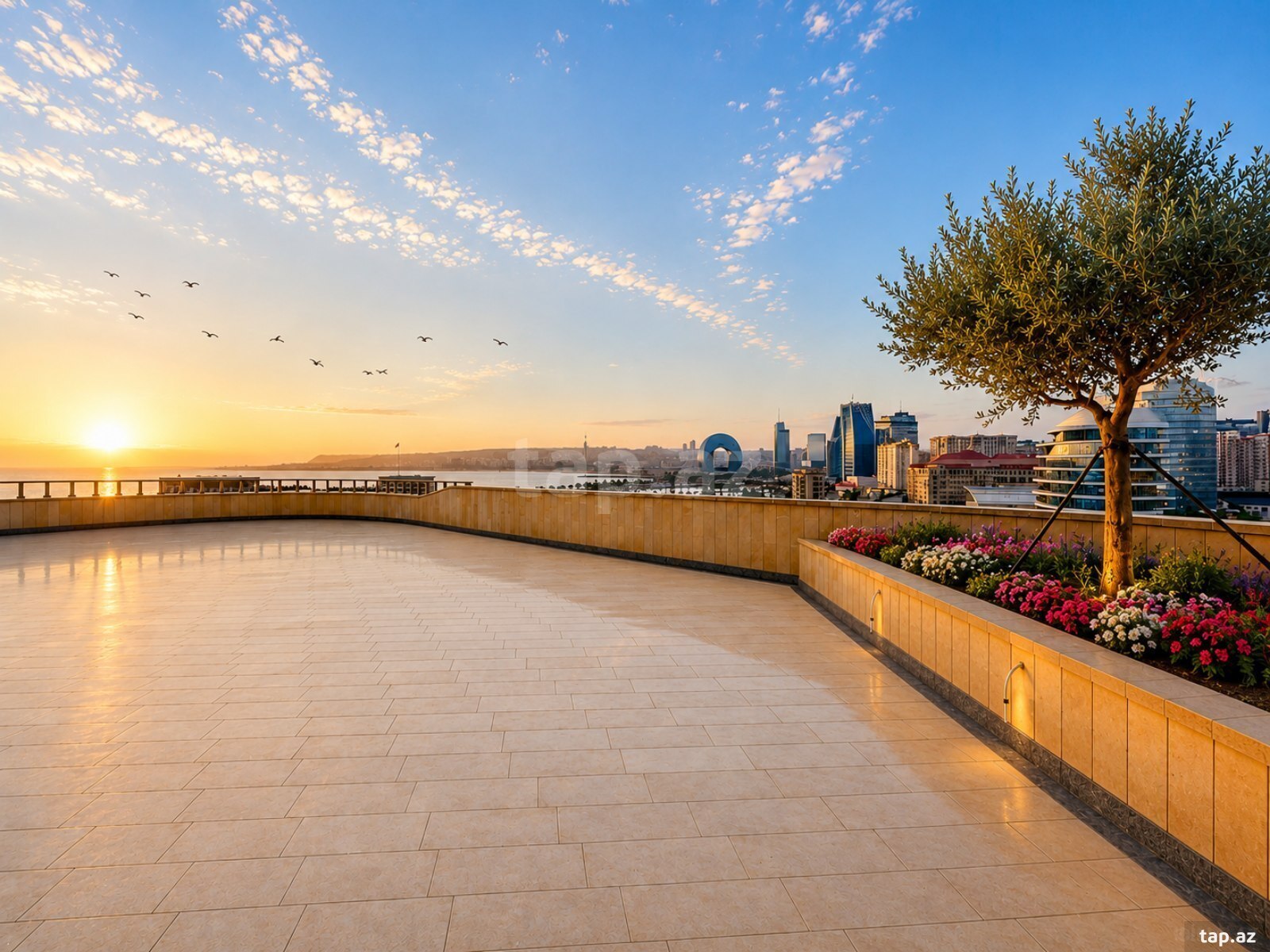 8-otaqlı yeni tikili, Ağ şəhər, 840 m²