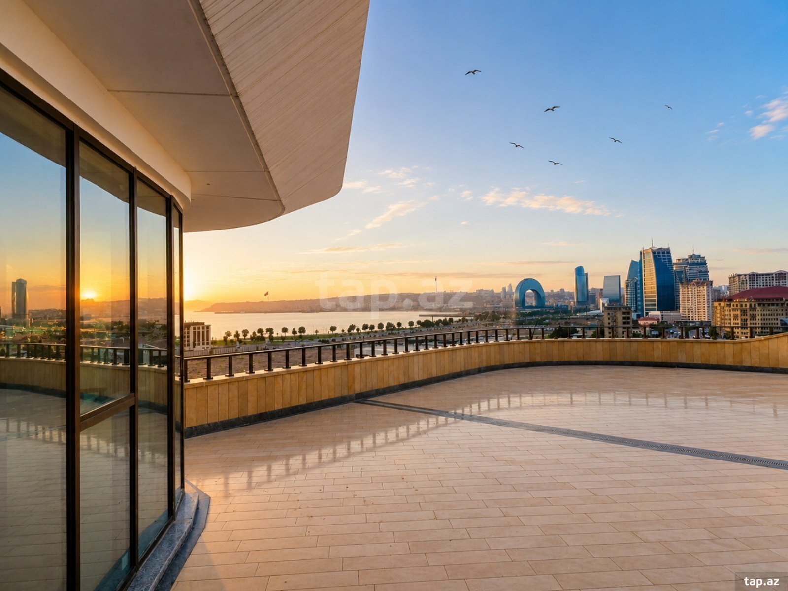 8-otaqlı yeni tikili, Ağ şəhər, 840 m²