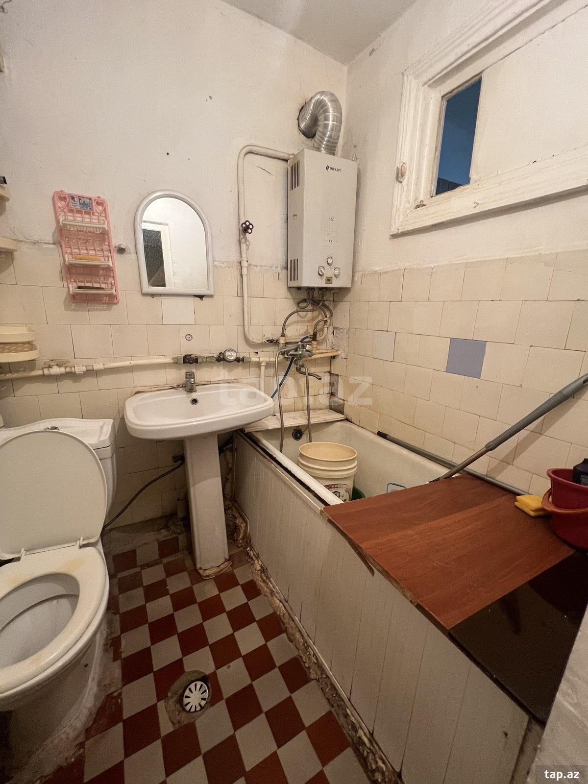 1-otaqlı mənzil kirayə verilir, Nərimanov r., 32 m²