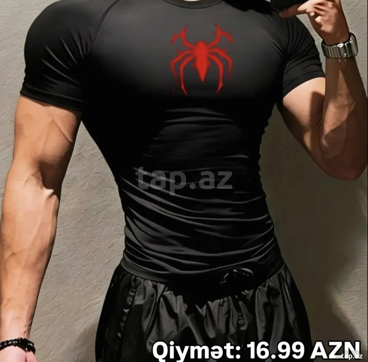 Spiderman fitnes köynəyi