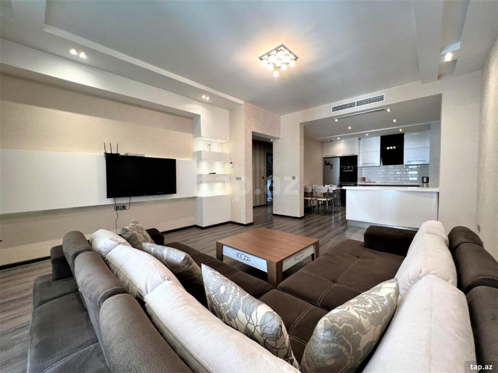 2-otaqlı yeni tikili kirayə verilir, Neftçilər pr., 100 m²