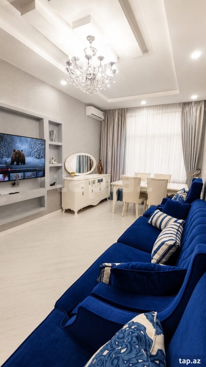 3-otaqlı yeni tikili kirayə verilir, Fəzail Bayramov küç.1156, 130 m²
