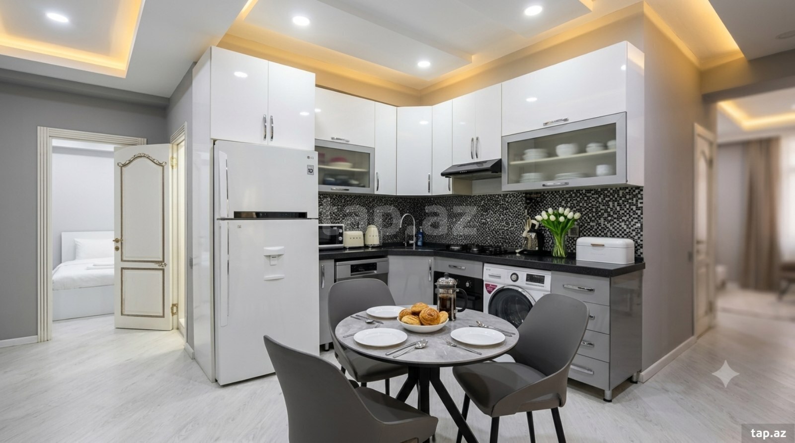 3-otaqlı yeni tikili kirayə verilir, Fəzail Bayramov küç.1156, 130 m²