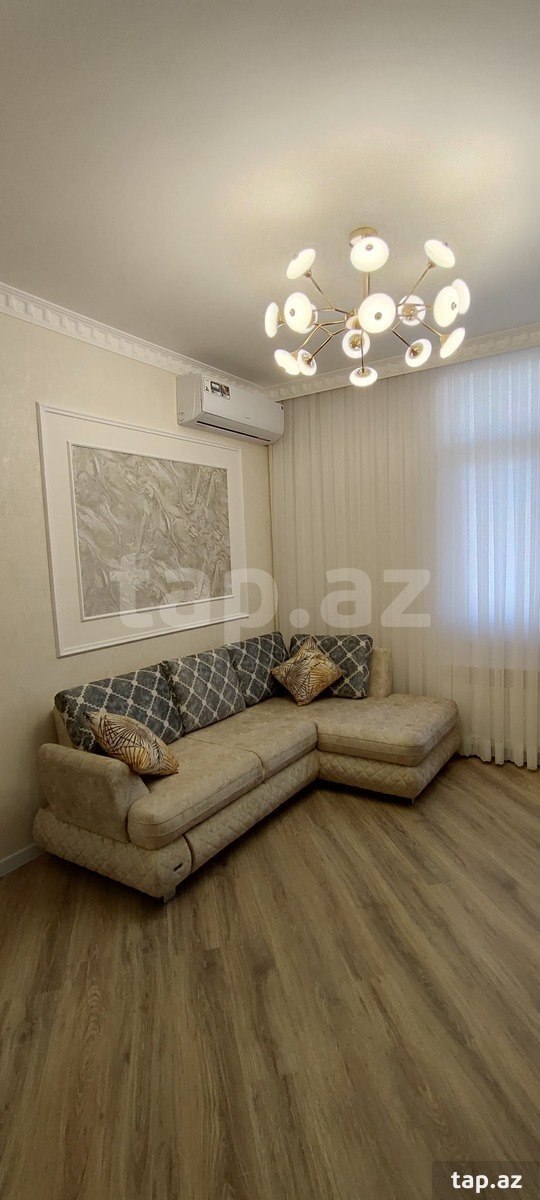2-otaqlı yeni tikili, Yasamal r., 50 m²