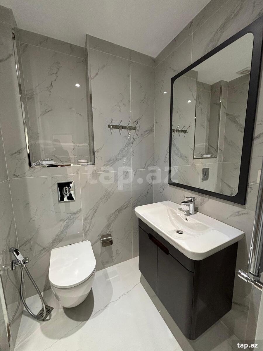 2-otaqlı yeni tikili, Yasamal r., 55.6 m²
