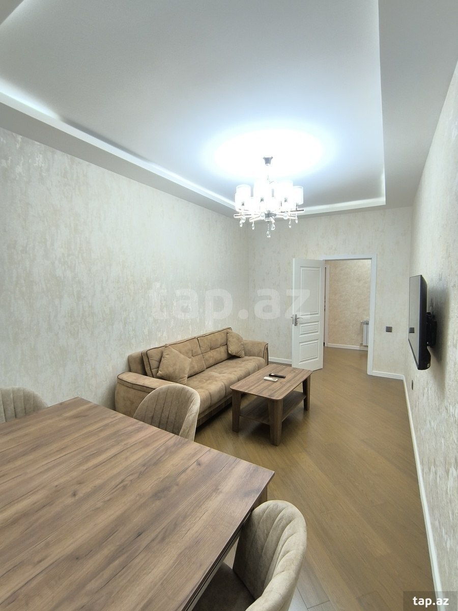 2-otaqlı yeni tikili kirayə verilir, N.Nərimanov m., 78 m²