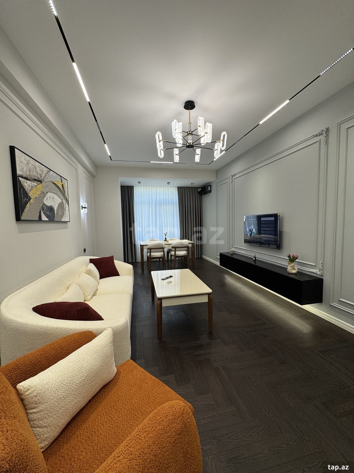 2-otaqlı yeni tikili, Elmlər Akademiyası m., 68 m²