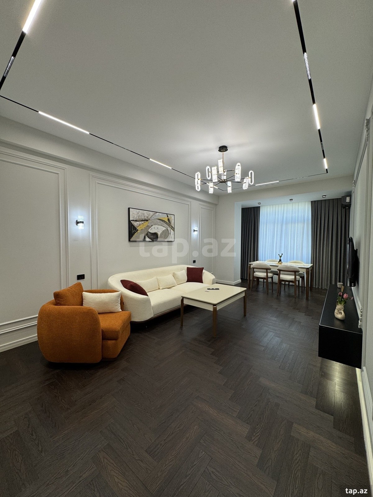 2-otaqlı yeni tikili, Elmlər Akademiyası m., 68 m²