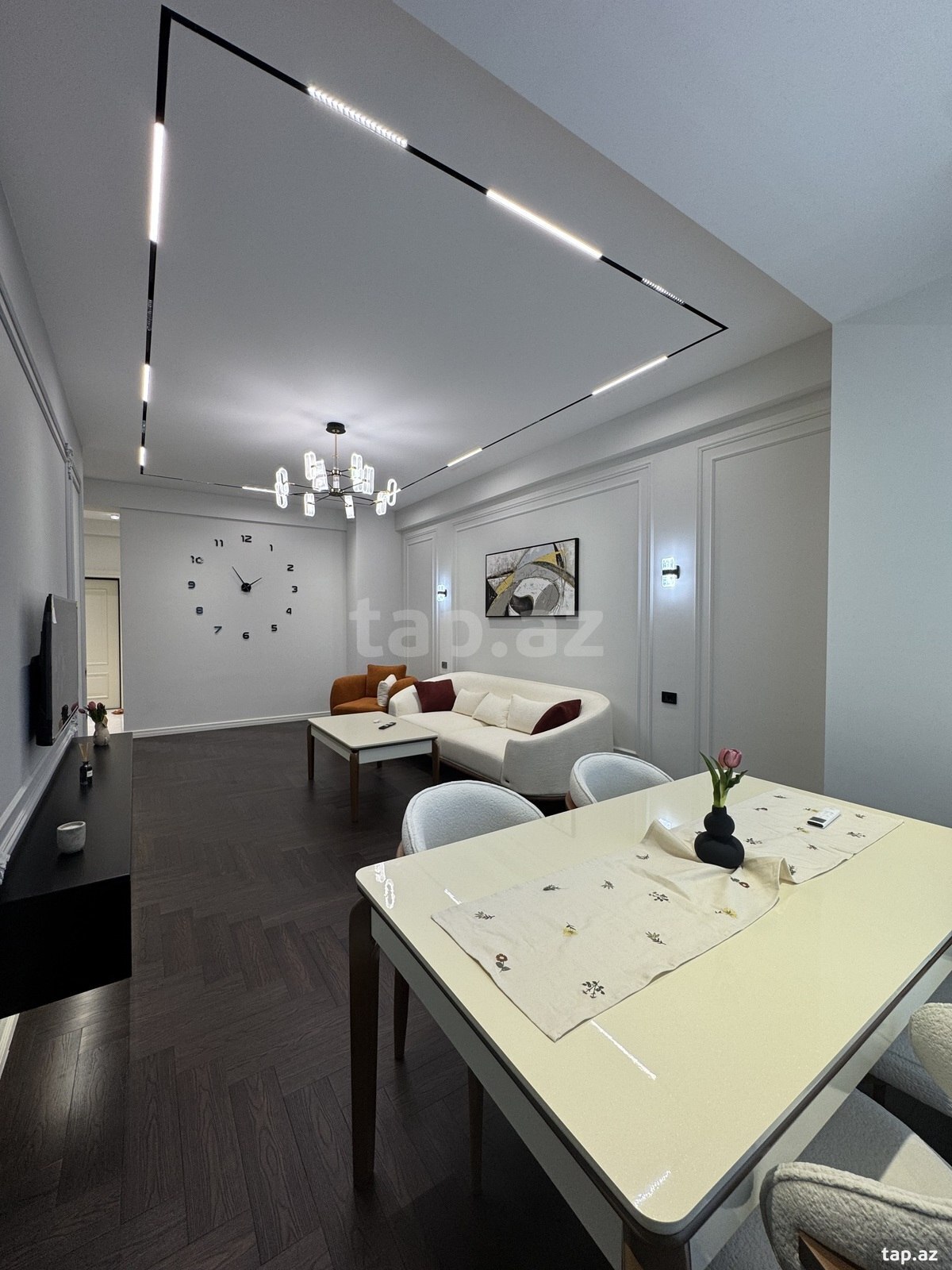 2-otaqlı yeni tikili, Elmlər Akademiyası m., 68 m²