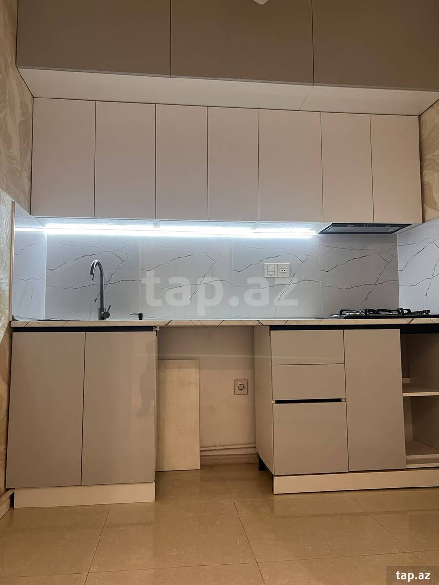 2-otaqlı yeni tikili, Qara Qarayev m., 57 m²