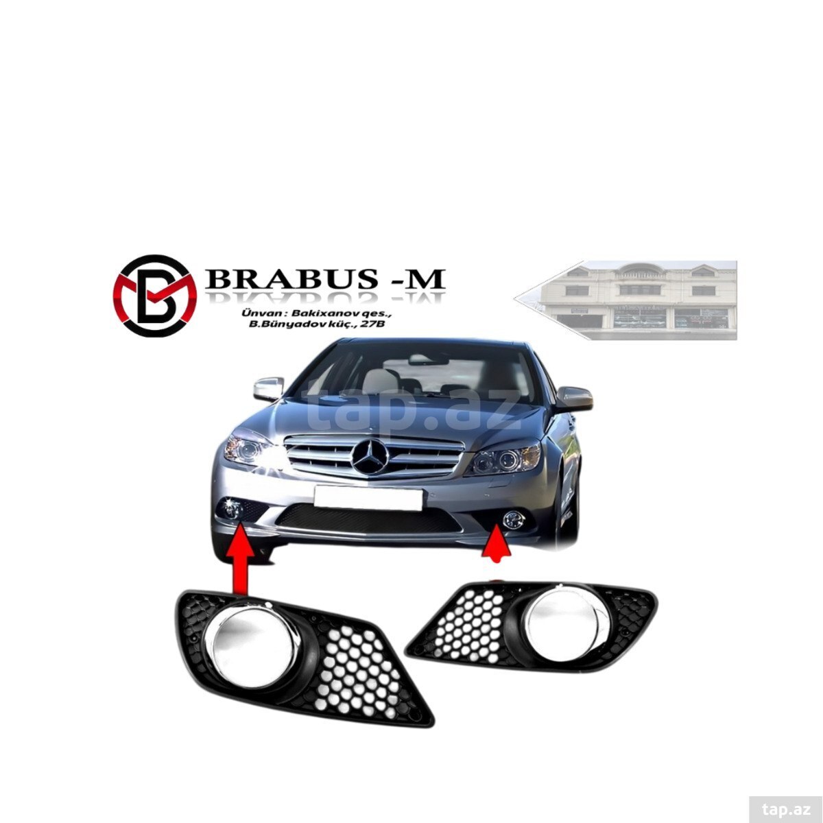 "Mercedes W204" duman işığın toru