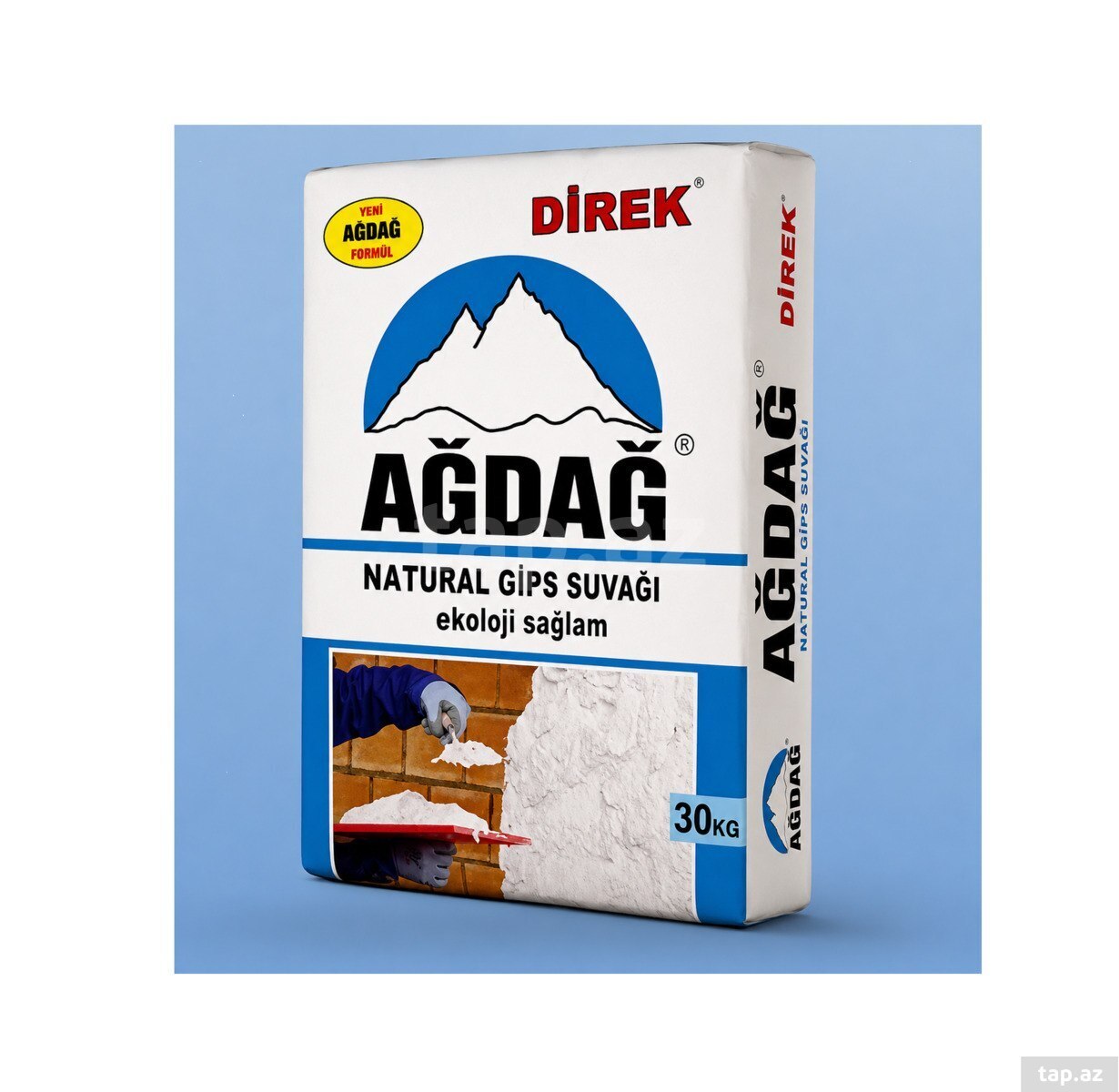 Ağdağ Direk natural gips suvağı — 1