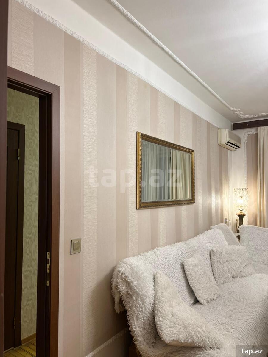 3-otaqlı mənzil, Nizami m., 75 m²
