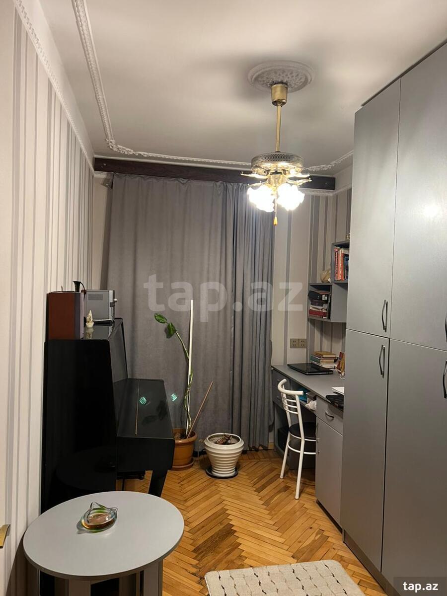 3-otaqlı mənzil, Nizami m., 75 m²