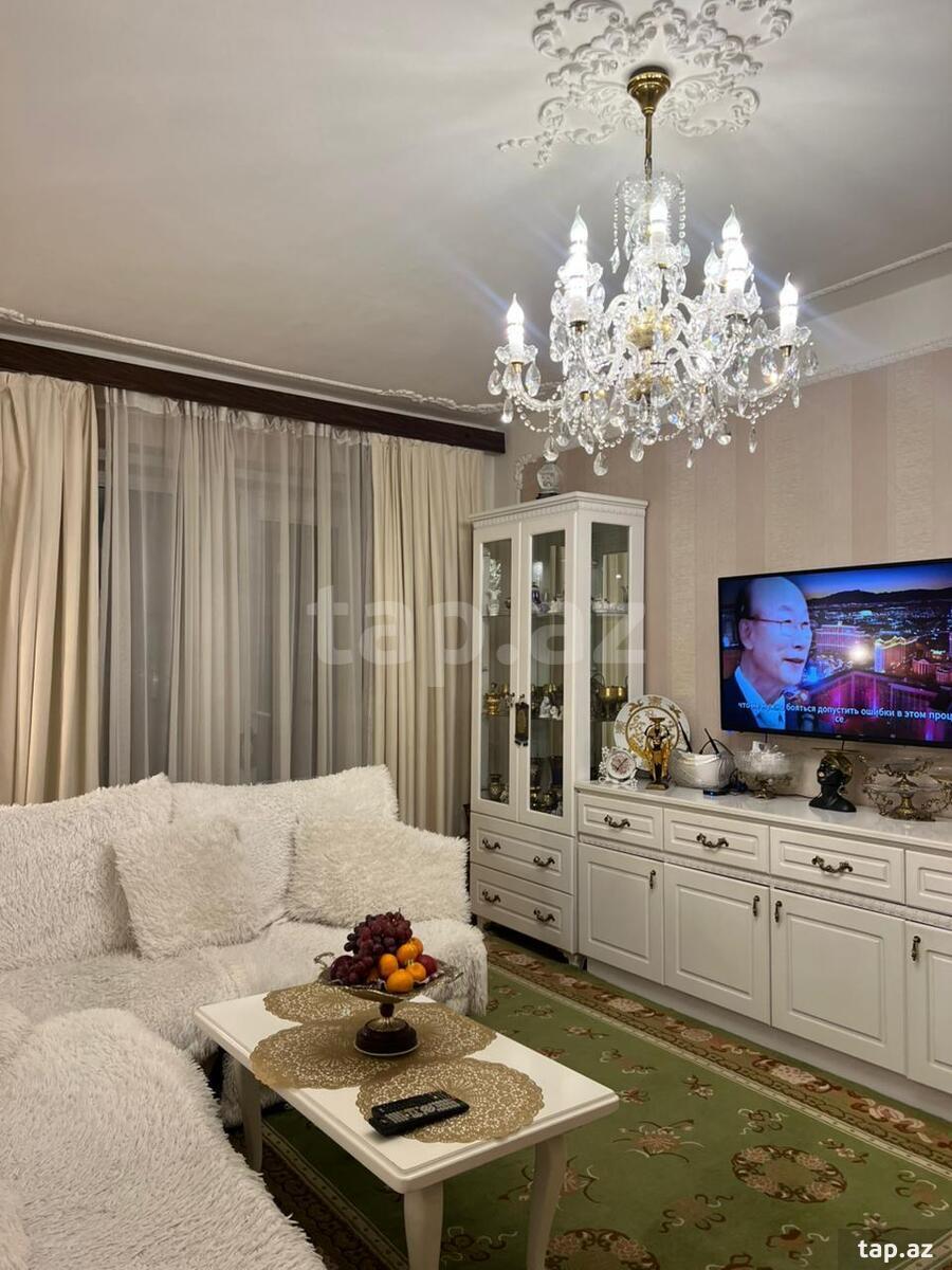 3-otaqlı mənzil, Nizami m., 75 m²