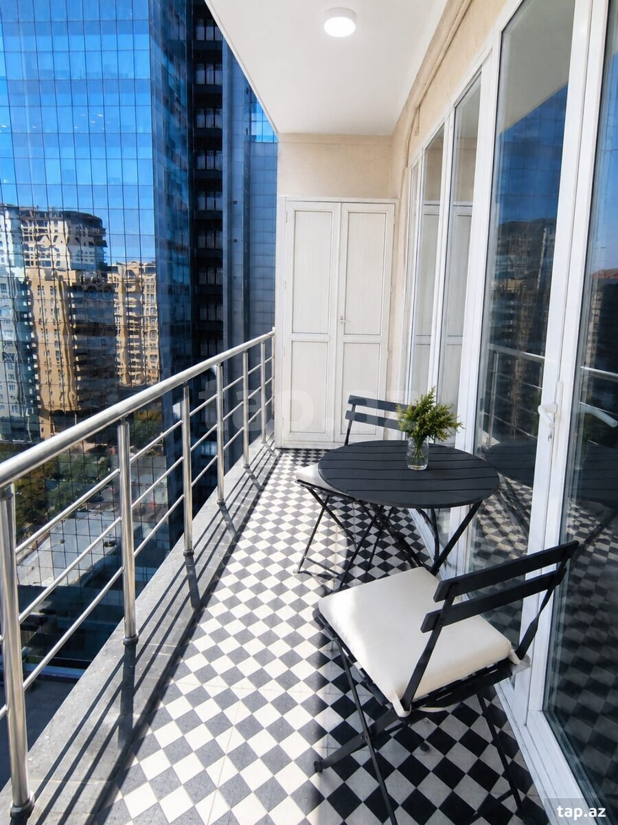 2-otaqlı yeni tikili kirayə verilir, Süleyman Vəzirov küç., 98 m²