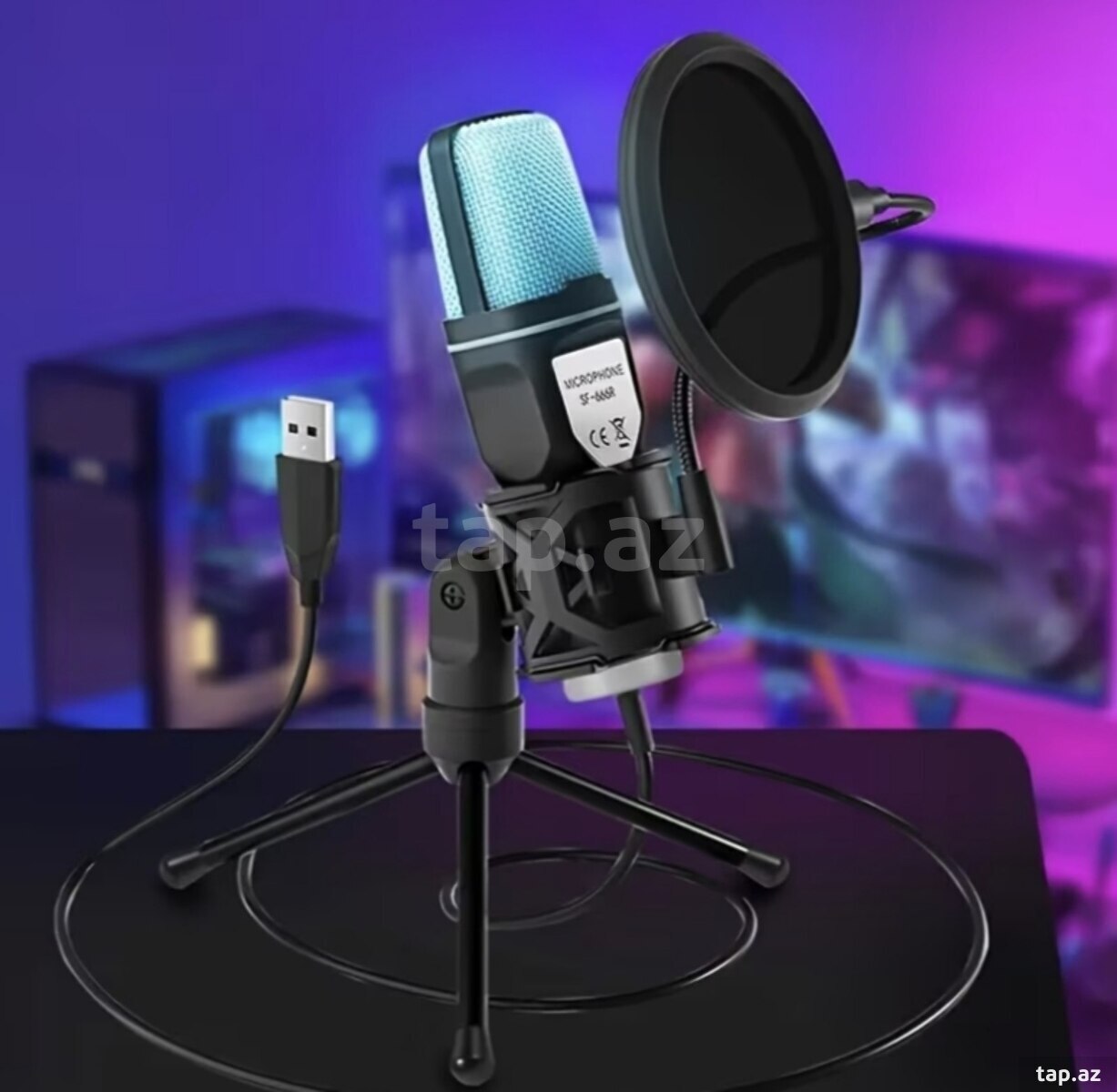 RGB işıqlı oyun, yayım mikrofonu